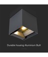 9W Solcelle wandlamp LED - PIR sensor