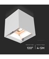 3W Wandlamp op zonne-energie LED - IP65, Wit, sensor