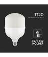 E27 40W LED-lamp - T120, met E40-fittingadapter