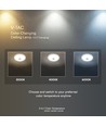 12W LED sensorlamp - IP20 binnenshuis, CCT, Samsung LED chip, PIR sensor, incl. lichtbron