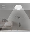 12W LED sensorlamp - IP20 binnenshuis, CCT, Samsung LED chip, PIR sensor, incl. lichtbron