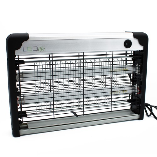 LEDlife insectenlamp - 2x10W, binnen/overdekt, UV-licht, bereik ca. 80m2