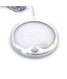 Sono60s meubelspot Ø6cm - 12V DC, Afmetingen: Ø6 cm, opbouw, sensor, geborsteld staal