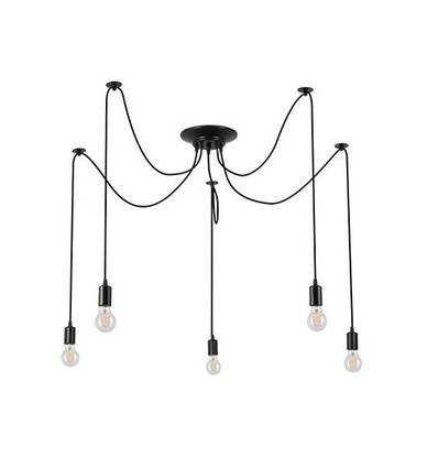 E27 Spin plafondlamp - 150cm, 1,5m snoer