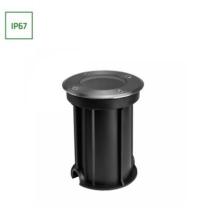 Lukka Connect grondspot - Rond, Alu, GU10, doorbedraad
