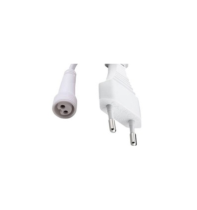 150 cm kabel voor gewone wandcontactdoos - Geschikt voor LEDlife 10W en 18W IP65 LED armatuur, IP65