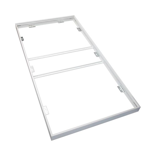 V-Tac Frame voor 120x60 LED-paneel - Eenvoudig te monteren met schroeven, witte rand