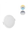 12W Smart Home LED inbouwpanel - Tuya/Smart Life, Google Home en app, zaagmaat: Ø15,5 cm, afmetingen: Ø16,2 cm