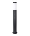 V-Tac zwarte tuinlamp - 80 cm, IP44 buiten, E27 fitting, zonder lichtbron