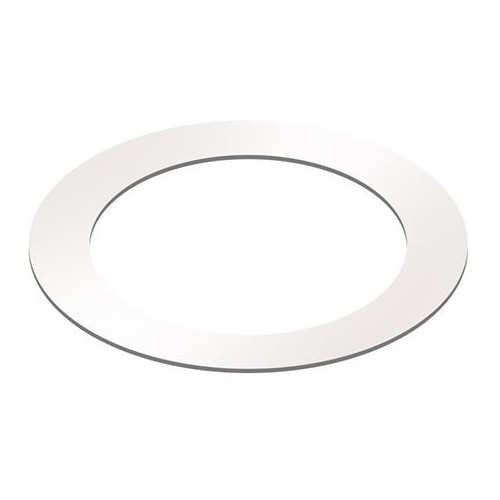 Witte vergrootring - Gat: Ø16 cm, Afmetingen: 21 cm, geschikt voor V-Tac 12W LED inbouwpaneel