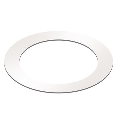 Witte vergrootring - Gat: Ø16 cm, Afmetingen: 21 cm, geschikt voor V-Tac 12W LED inbouwpaneel