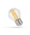 E27 4W LED kogellamp - G45, filament, helder glas