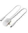 Witte PIR-sensor voor LED-strip - 12V (60W), 24V (120W), met schroefklemmen