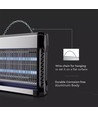 V-Tac insectenlamp - 2x15W, binnen, UV-licht, dekt 100m2