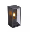 E27 Wandlamp - IP44 buiten, zwart, zonder lichtbron