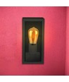 E27 Wandlamp - IP44 buiten, zwart, zonder lichtbron