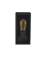E27 Wandlamp - IP44 buiten, zwart, zonder lichtbron
