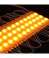 1,1W LED-module - 12V DC, IP66, waterdicht geel, perfect voor borden en speciale oplossingen