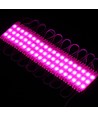 1,1W per stuk Waterdichte roze LED-module - 12V DC, IP66, perfect voor borden en speciale oplossingen