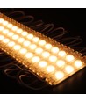 1,1W per stuk Waterdichte warm witte LED module - 12V DC, IP66, perfect voor borden en speciale oplossingen