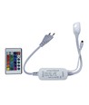 230V RGB CLIP-ON controller - Inclusief eindkap, voor 230V, geheugenfunctie, infrarood afstandsbediening, 50 m