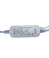 230V RGB CLIP-ON controller - Inclusief eindkap, voor 230V, geheugenfunctie, infrarood afstandsbediening, 50 m