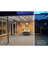 5m 10W/m waterdichte LED strip (Type X-2) - 230V, IP67, 1300lm/m, inkortbaar per 10cm, tot 50m