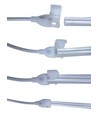 Connector voor 8x16 CLIP-ON Neon Flex LED - Incl. eindkap, 230V