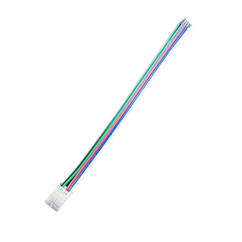 LED strip startconnector - 12mm, RGB+W COB, IP20, 5V-24V