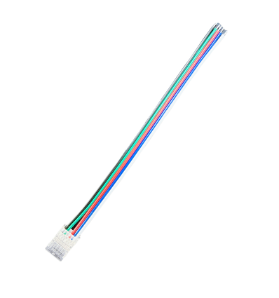 LED strip startconnector - 12mm, RGB+W COB, IP20, 5V-24V