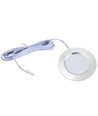 2,7W Ø6,8cm Reco68 meubelspot inbouw RA92 - 12V DC, Zaaggat: Ø5,5 cm, Afmetingen: Ø6,8 cm, geborsteld staal