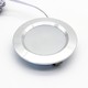2,7W Ø6,8cm Reco68 meubelspot inbouw RA92 - 12V DC, Zaaggat: Ø5,5 cm, Afmetingen: Ø6,8 cm, geborsteld staal