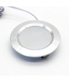 2,7W Ø6,8cm Reco68 meubelspot inbouw RA92 - 12V DC, Zaaggat: Ø5,5 cm, Afmetingen: Ø6,8 cm, geborsteld staal