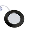 2,7W Ø6,8cm Reco68 meubelspot inbouw RA92 - 12V DC, Boorgat: Ø5,5 cm, Afmetingen: Ø6,8 cm, Zwart