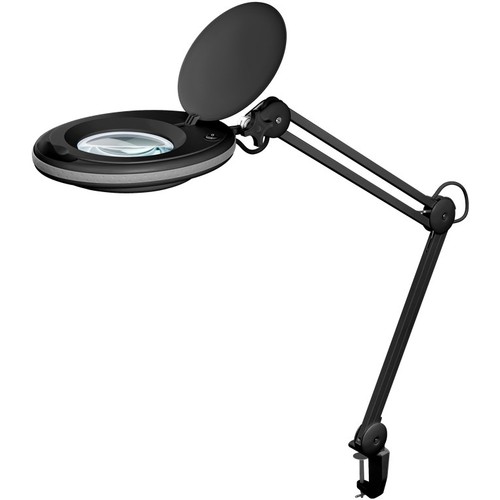 LED loeplamp met klem 8W - Zwart