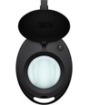 LED loeplamp met klem 8W - Zwart