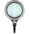 LED loeplamp met flexibele hals 6W - Zwart, bureaulamp, klem