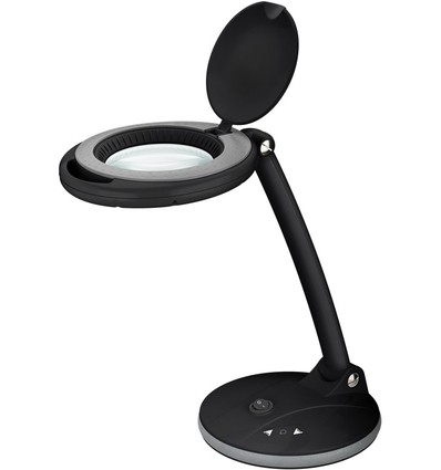 LED loeplamp 6W - Zwart, bureaulamp