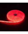 5m 10W/m Rode LED-strip - 24V DC, IP65, 120 LED's per meter