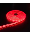 5m 10W/m Rode LED-strip - 24V DC, IP65, 120 LED's per meter