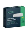 3W 9x9cm LED inbouwpanel - Zaagmaat: 8cm x 8cm, Afmetingen: 9cm x 9cm