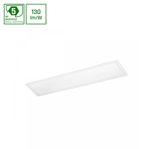 30x120 LED paneel, 40W - 130lm/W, Philips driver, 5 jaar garantie, 3000K, witte rand