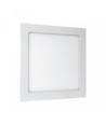 18W vierkant LED inbouwpaneel - 6000K (Koud wit)