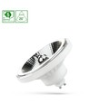 10W GU10 AR111 LED spot - wit, 20° stralingshoek, 5 jaar garantie
