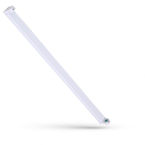 60cm T8 LED-armatuur - Voor 1x 60cm LED-buis, IP20, wit, koppelbaar