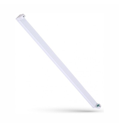 60cm T8 LED-armatuur - Voor 1x 60cm LED-buis, IP20, wit, koppelbaar