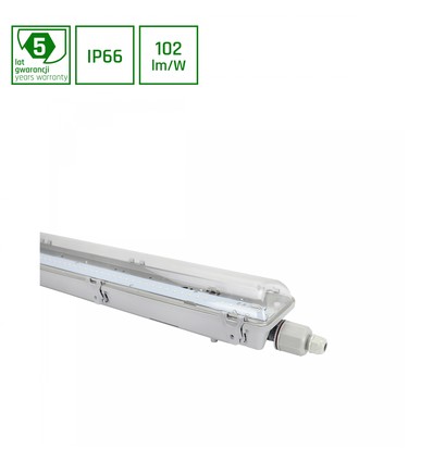 Limea LED 36W 120cm - koud wit, garage, transparant