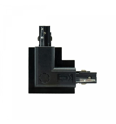 SPS INBOUW CONNECTOR L RECHTS ZWART SPECTRUM
