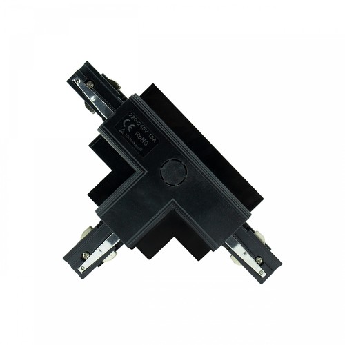 SPS INBOUW CONNECTOR T LINKS ZWART SPECTRUM