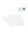60x60 PHILIPS driver LED paneel, 40W - 138lm/W, IP20, 5 jaar garantie, witte rand